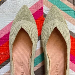 New Rothy’s The Point Diamond Metallic